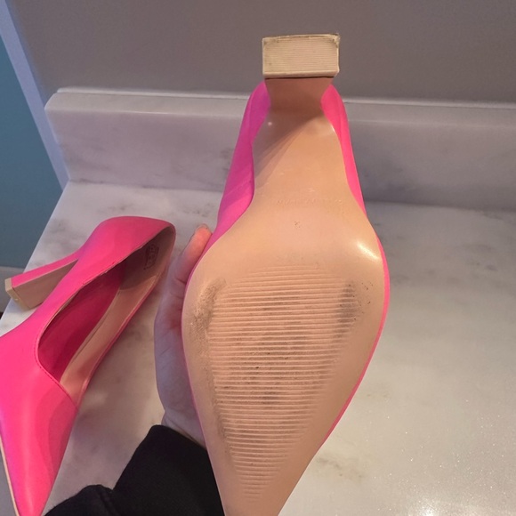 Call It Spring Pink Heels - Picture 9 of 10
